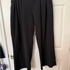 Terra & Sky Black Wide Leg Pants